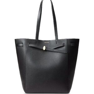 Veronica Beard Black Leather Tote Bag
